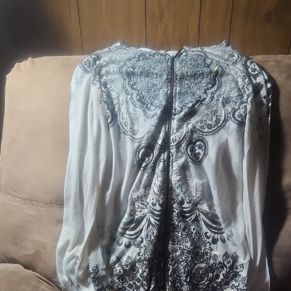 Black and White Patterned Jacket